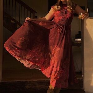 FREE PEOPLE floral Maxi Dress